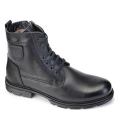 Зимние мужские ботинки из натуральной кожи на натуральном меху B-5161-1214-2