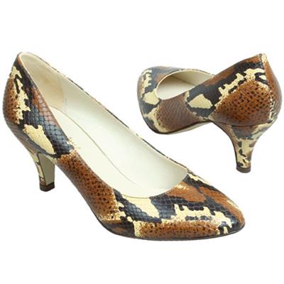 Женские туфли с расцветкой под змею Lam-709 python