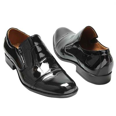 Лаковые мужские туфли черного цвета Kw-1458/MK B-082-130-030