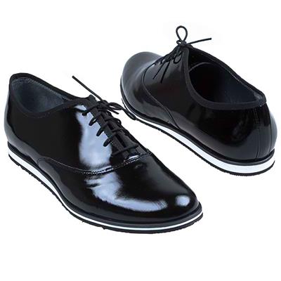 Стильные спортивные ботинки на шнурках AN-2121 czarny
