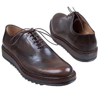 Модные мужские ботинки коричневого цвета на толстой подошве Lac-XW-3155M5-8/881
