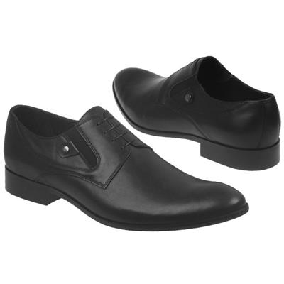 Элегантные мужские туфли черного цвета Lac-X-3601_9/40