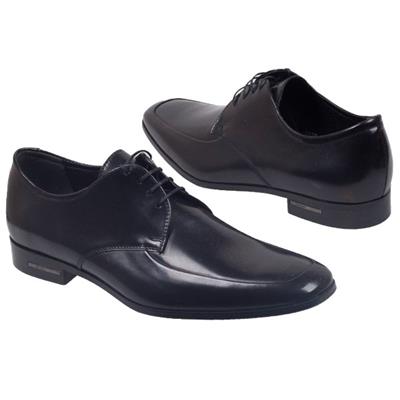 Модные мужские кожаные (кожа florentic) туфли на шнурках Lac-X-3929-S1/45