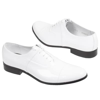 Модные мужские туфли белого цвета Lac-XW-4014-S5/307