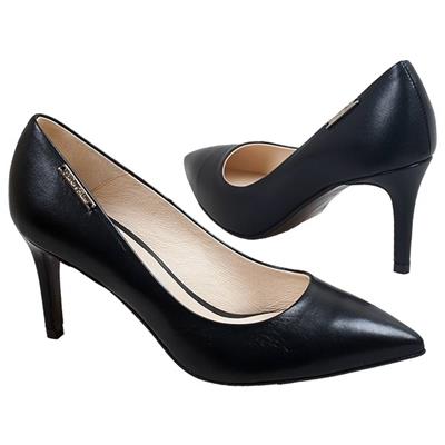 Модные женские туфли черного цвета MB-5050-YL02 nero-lico