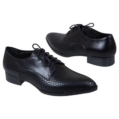 Кожаные черные женские ботинки MC-7125/560/560 opal nero