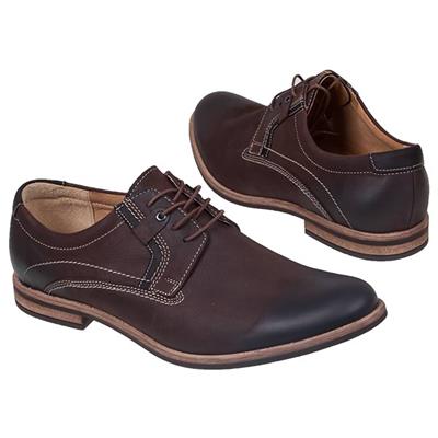 Красивые мужские туфли коричневого цвета Kw-4418-208-2083-331/246