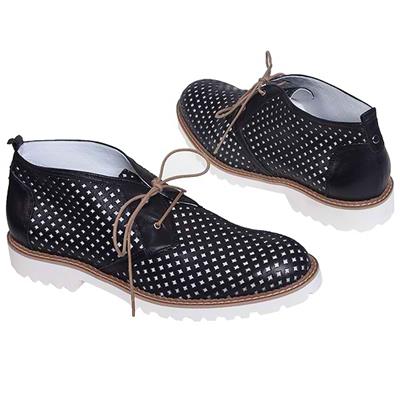 Модные летние женские ботинки черного цвета SF-16719-04-Е89/000-03-00