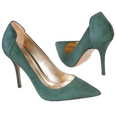 Вечерние зеленые замшевые туфли на высокой шпильке 10 см Lam-DZ0874/3504/002_zamsz zielony 728