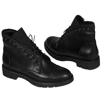 Модные осенние  ботинки на натуральной байке MC-2449/875/ALE nero-n+brio 0877