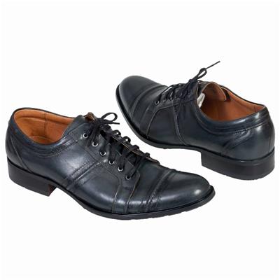 Модные мужские серые туфли Kw-1814-082-135-227 (SL)