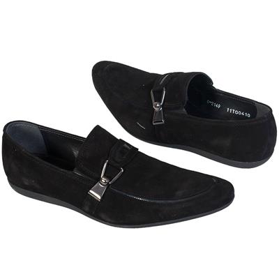 Модные мужские замшевые туфли без шнурков C-2149/8909