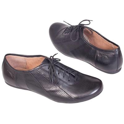 Черные женские кроссовки на шнурках Le-3743-1-1093 (OP)