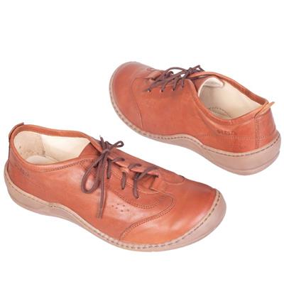 Коричневые женские кроссовки из натуральной кожи Le-3452-1-22E3 (OP)