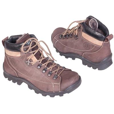 Мужские ботинки высокие на шнуровке из нубука Le-6030-8-2116233 (OP)