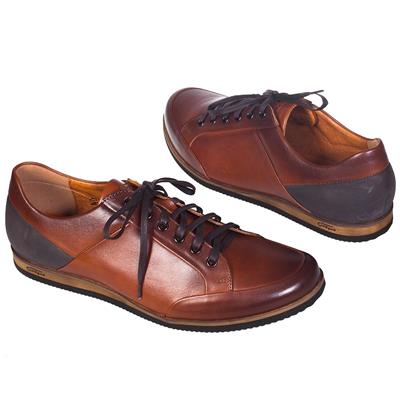 Модные мужские коричневые кроссовки DOOD-1853-ZD01-00S00