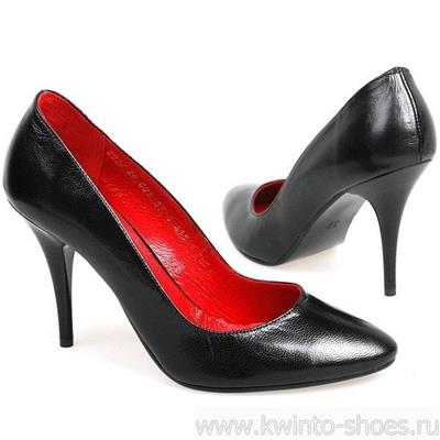 Классические туфли на шпильке LAM-411/18 black