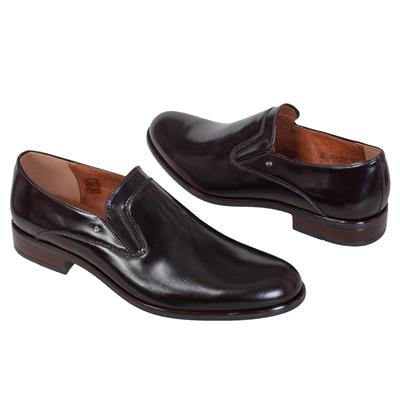 Классические коричневые мужские туфли из натуральной кожи C-6014-0063-00S02