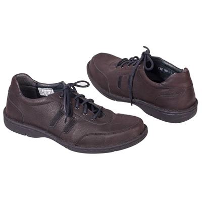 Мужские кожаные ботинки повседневные на шнурках с мягкой подошвой C-167/06