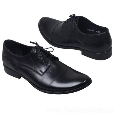 Модные мужские туфли на шнурках Lac-X-3692-9-45