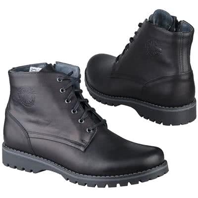 Зимние мужские ботинки из натуральной кожи на натуральном меху B-867-futro-juma-czar-||-2