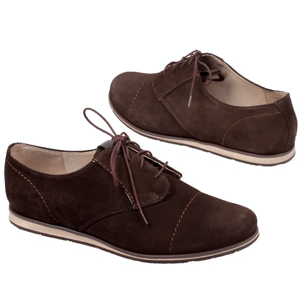Женские замшевые ботинки коричневого цвета в интернет магазине Kwinto