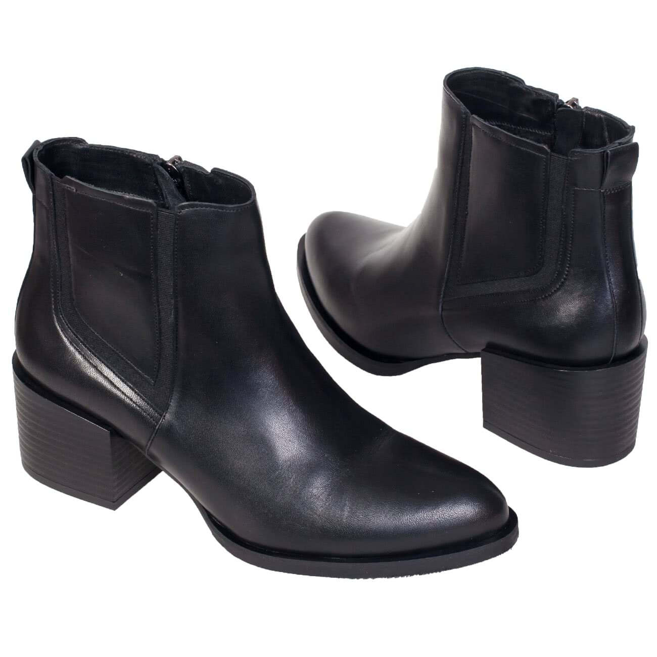 Осенние женские ботинки челси на среднем каблуке 6 см в интернет магазинеKwinto