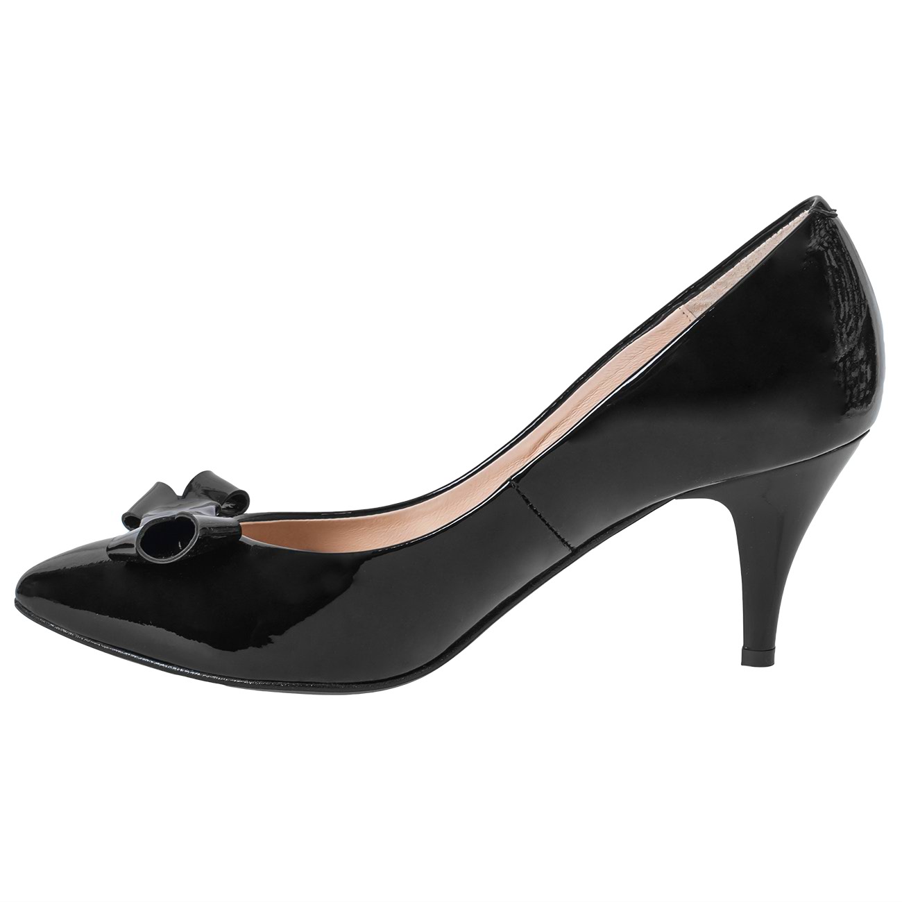 Туфли женские на низком каблуке черные на валберис