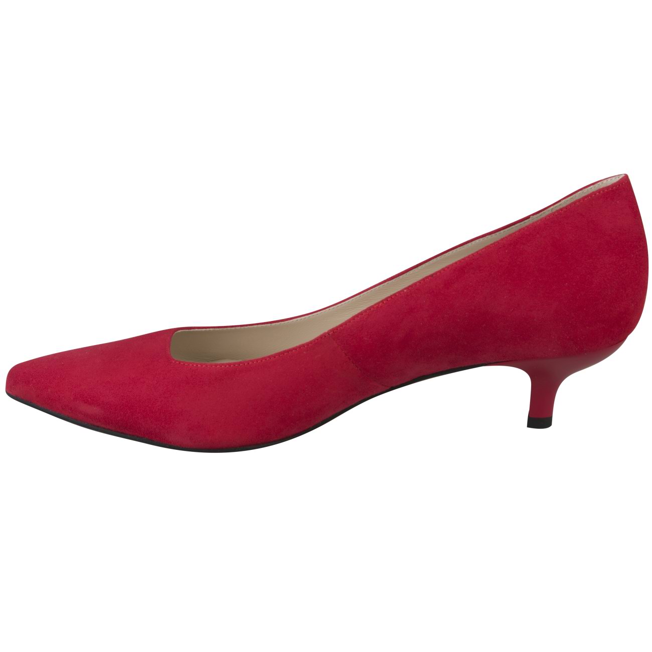 Туфли замшевые красные Lisette